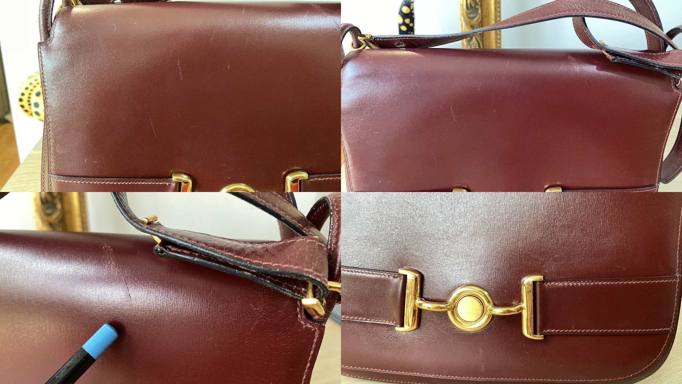 バッグ HERMES VINTAGE BAG WYPRZEDAŻ! Od 1995 - Vintage Hermes Push Lock Flap Bag