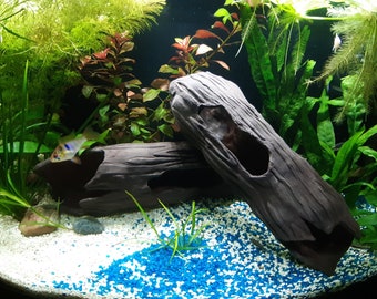 Dark Spanish clay aquarium decoration for fish breeding natural aquarium cave PREMIUM, CUSTOM-MADE