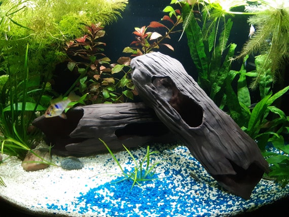 Dark Spanish Clay Aquarium Decoration for Fish Breeding Natural