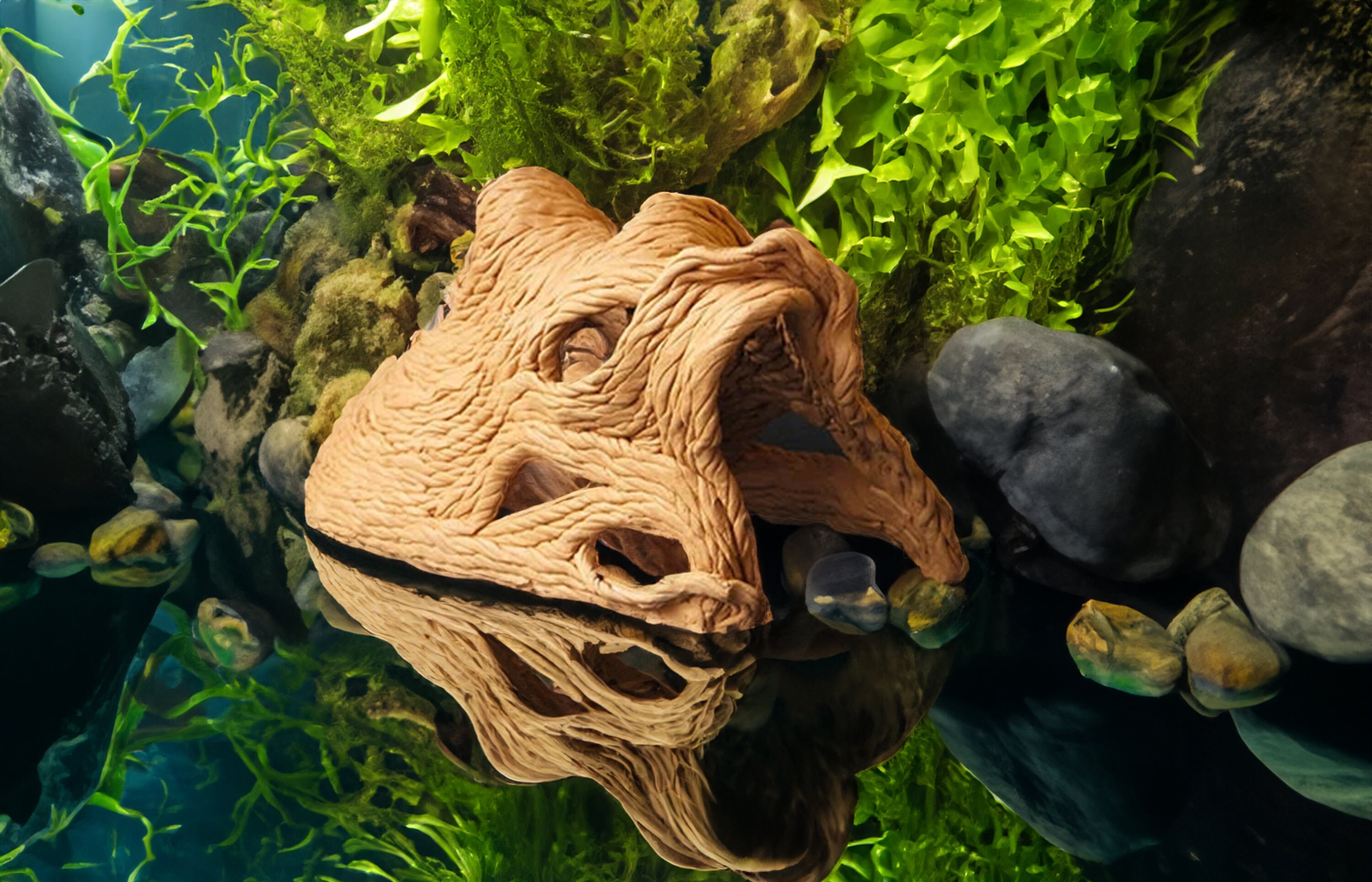 Knstliche Pflanzen Aquarium 16-teiliges Set Bunte Plastikpflanzen Fr  Aquarium-Deko  190g, 27x20x4 Cm