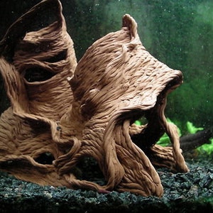 Handcrafted Spanish Clay Aquarium Cave: Eco-Friendly Ceramic Fish Hideout, Breeding Shelter & Unique Decoration for Freshwater and Saltwater image 1