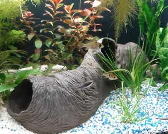 3-tlg. Keramik Aquarium Höhlen - Verstecke Für Fische & Garnelen Zum Spielen