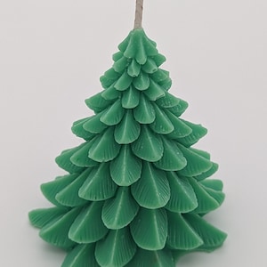 Kerstboom handgemaakte geurende sojawaskaars
