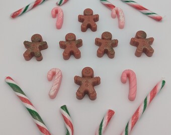 Gingerbread Men & Candy Cane Christmas Wax Melts