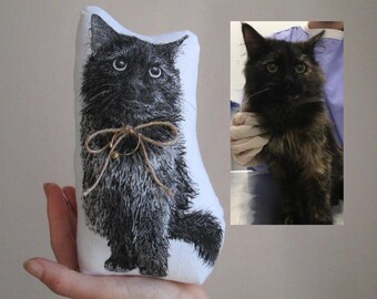 pet wedding ring pillow alternative ideas for cat dog shaped personalized portrait hand painted rings bearer page boy ivory white