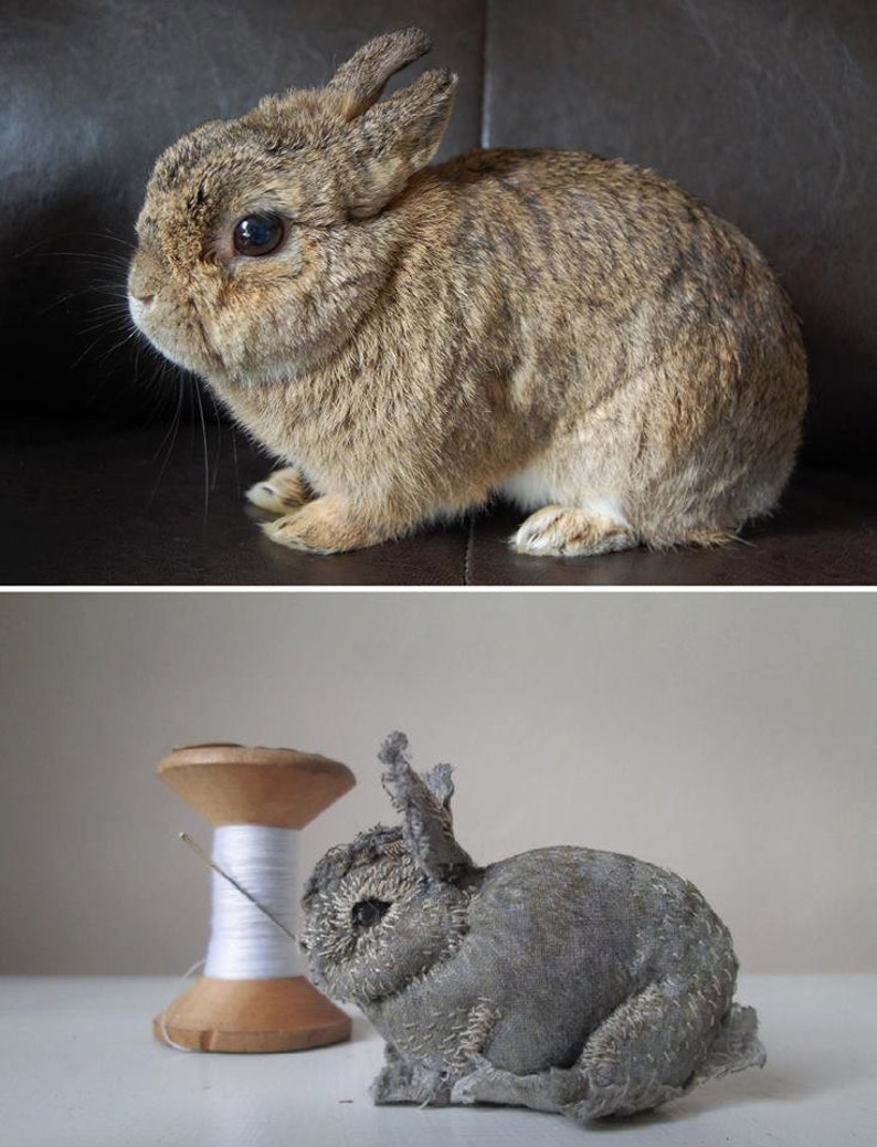 personalized pet memorial miniature custom animal totem soft figurine portrait cat dog sculpture