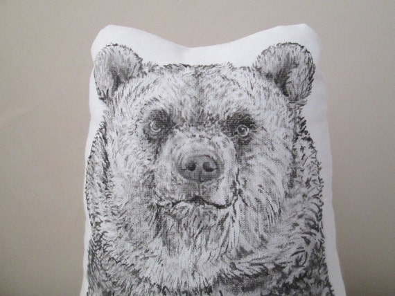 bear throw pillow