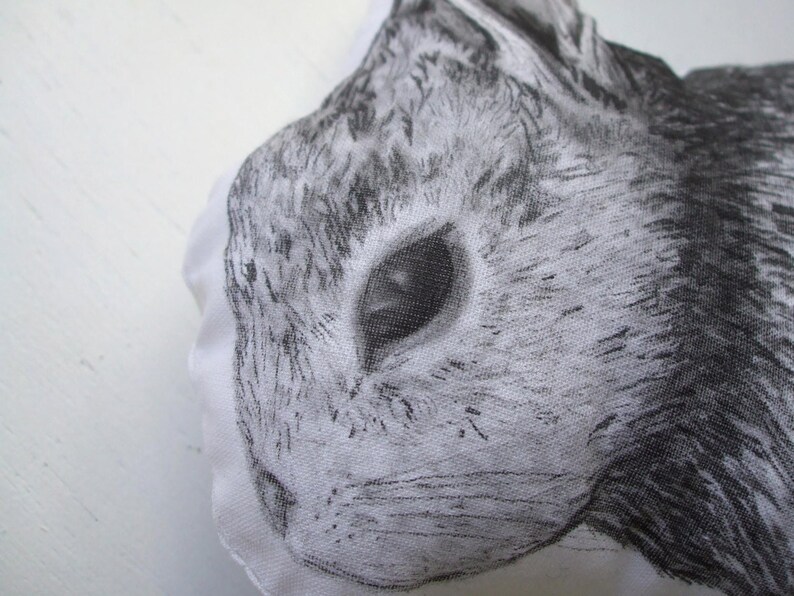 Bunny Pillow Rabbit Throw Pillow Soft Toy Plush Animal Shaped Etsy