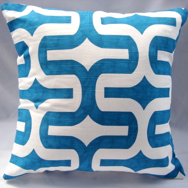 SALE 18x18 Premier Prints Embrace Aquarius Slub Throw Pillow Cover