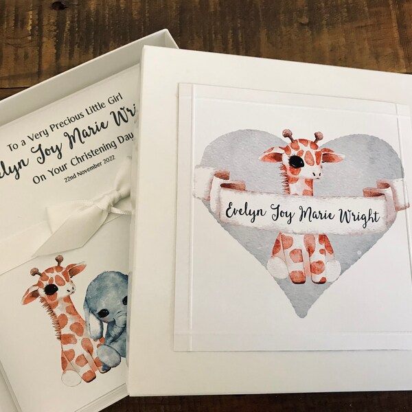 Christening Cards Granddaughter Etsy UK