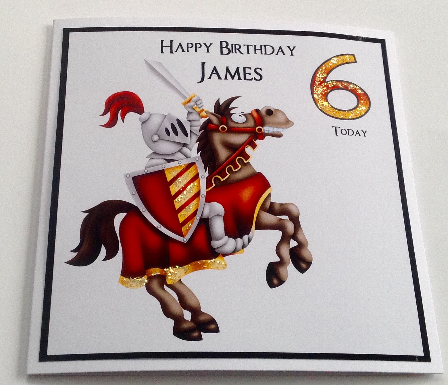 Personalised Knight Birthday Card Son Grandson Nephew | Etsy UK