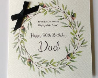 Personalised Birthday Card Dad, Husband, Grandad, Brother, Son, Uncle 30th 40th 50th 60th  70th 80th 90th 100th