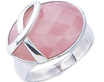 SCRDPRAD Braccialetto con pietra naturale per il cancro al seno, con scritta in lingua inglese What Cancer Cannot Do, per donne e ragazze, nastro per la consapevolezza del cancro, realizzato a mano
