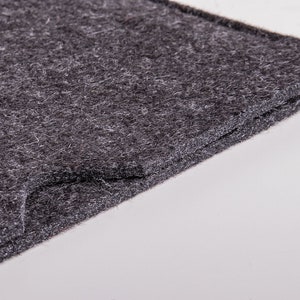 simple iPad sleeve felt, reduced style, many colors, wool felt, suitable for Apple tablets image 4