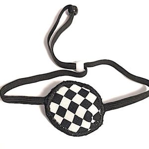 Dog Eye Patch custom made cotton fabric
