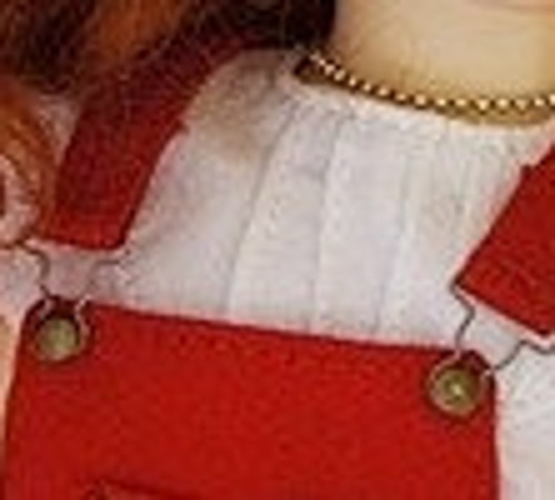 Tiny Metal Overalls Buckles for Small Dolls. Sold in packs of Etsy