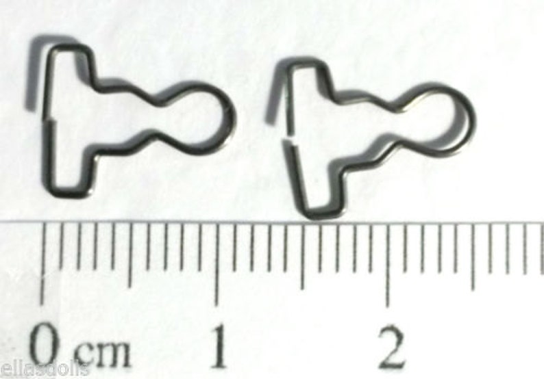 Tiny Metal Overalls Buckles for Small Dolls. Sold in packs of Etsy