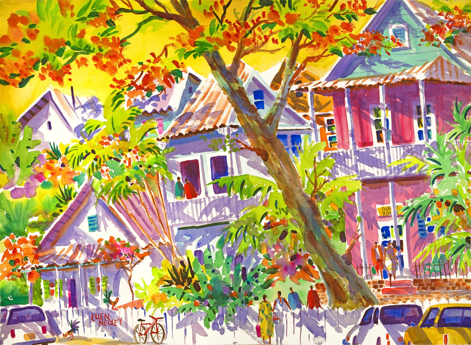 Key West Art Key West Decor Key West Painting Key West Etsy