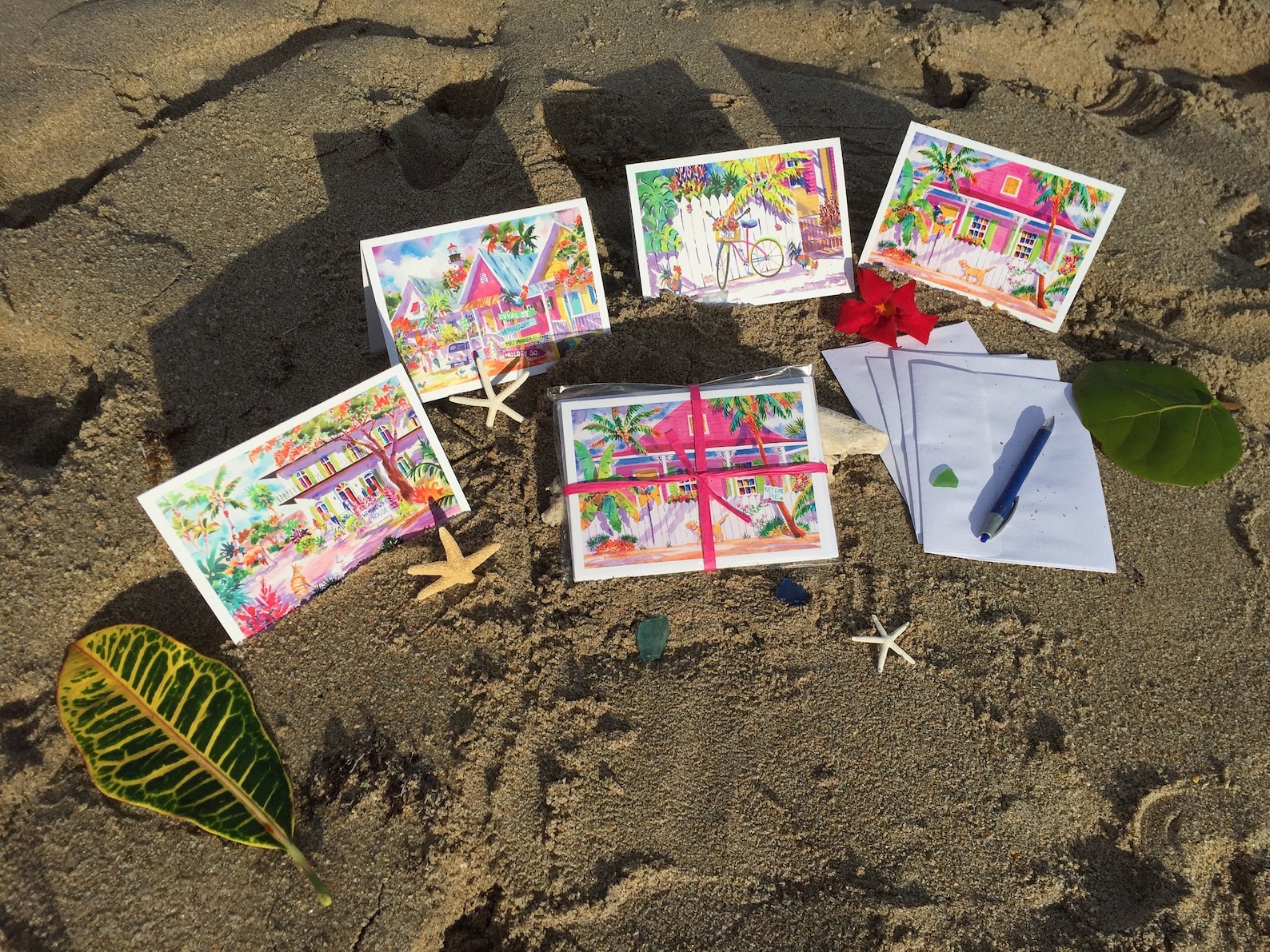 Key West Note Cards Key West Gift Key West Art Blank Etsy