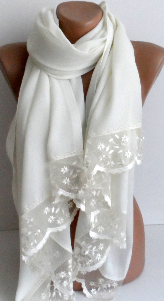 Sciarpa Scialle Sposa Estivo Scialle Da Sposa Estivo In Pashmina