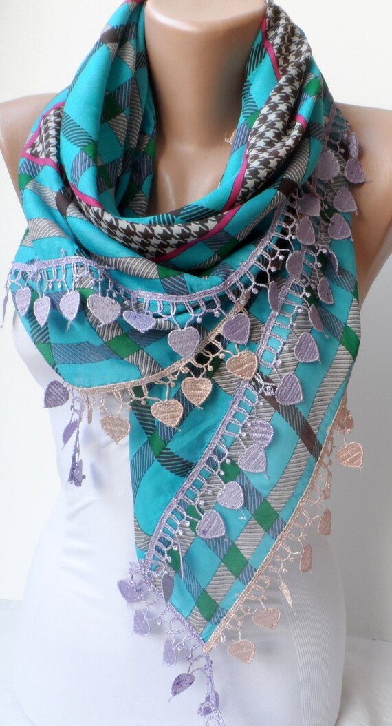 Soft Cotton lace scarf Multicolor Yemeni Scarf Floral Summer Etsy
