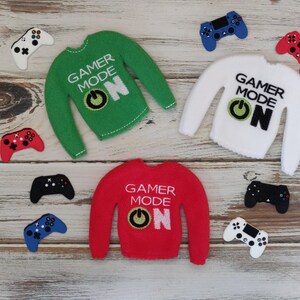 Elf Gaming VIDEO GAMES Play Printable Instant Download 