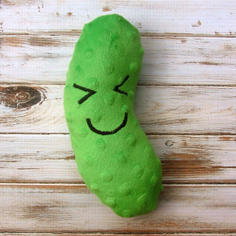 Stuffed Dill Pickle Plush Minky Pickle Toy Christmas | Etsy