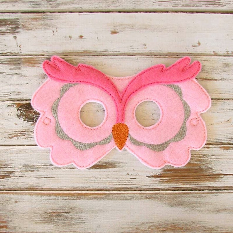 Owl Mask Kids Animal Mask Pretend Play Dress Up Halloween Party Favors image 1
