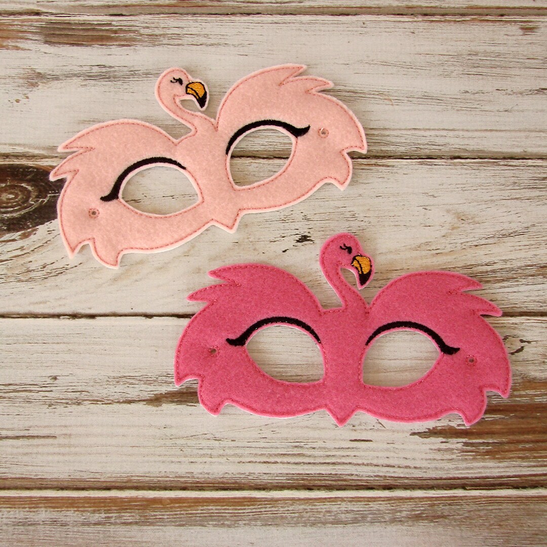 Pink Flamingo Mask Kids Mask Halloween Mask Pretend Play - Etsy