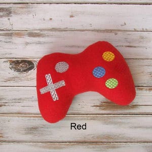 Nerdy Baby, Geek, Game Controller, Geeky, New Baby Gift, Fleece, Stuffed Toy, Red