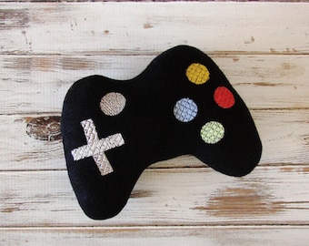 Geeky Baby Gift, Future Gamer, Plush Baby Toy, Game Controller, Pretend Toy