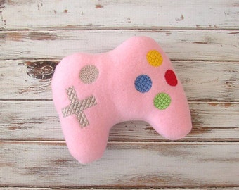 Nerdy Baby, Geek, Game Controller, Geeky, New Baby Gift, Fleece, Stuffed Toy,