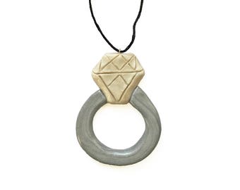 Diamond Ring Ornament - Engagement Ornament - Engagement Gift - Wedding Ornament - Christmas Ornament - Wedding Gift - Bridal Shower Gift