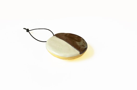 Black and White Cookie Ornament Christmas Ornament food - Etsy