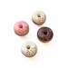 Donut Magnets - Donut Gift - Fridge Magnets - Donut Party Favor - Refrigerator Magnet - Small Magnet - Doughnut Magnet 