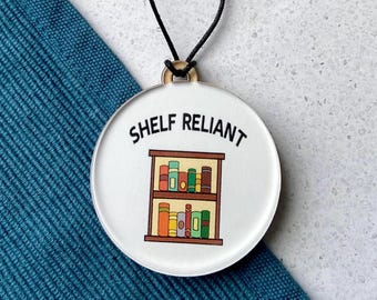 Funny Book Ornament - Christmas Ornament - Librarian Gift - Bookish Decor - Reading Lover Gift