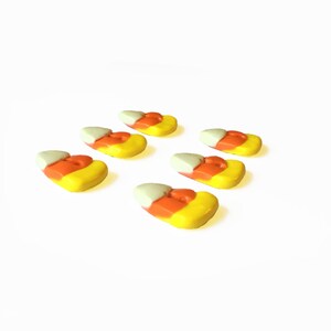 Candy Corn Buttons Halloween Buttons Sewing Buttons Polymer Clay Buttons Autumn Buttons Cute Buttons Candy Buttons image 2