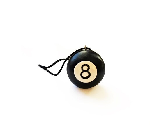Eight Ball Ornament Pool Ornament Billiards Ornament Etsy