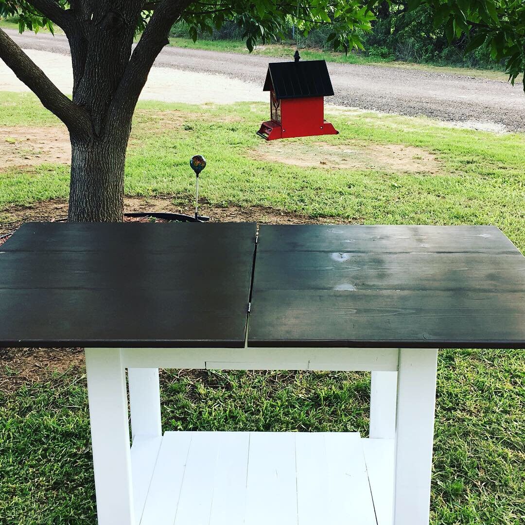 Kitchen Island/space Saver/ Ranch House Kitchen Island/swivle Top