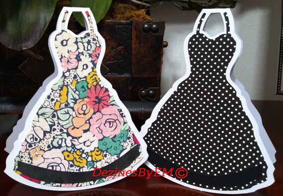 Download Fancy Dress Card Svg For Silhouette Studio Designer Edition Etsy