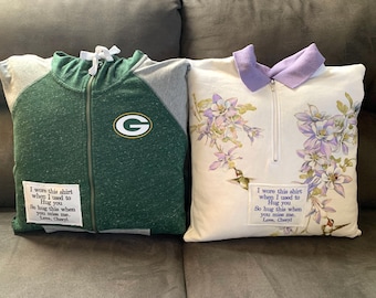 Custom Memory Pillow/Memory Pillows/Loved One Memory Pillow/T-Shirt Memory Pillow