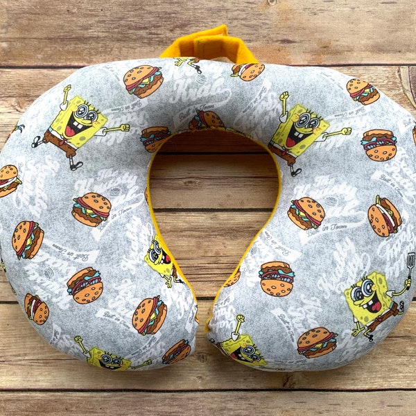 Spongebob Neck Pillow Etsy