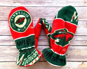 Minnesota Wild Fleece Mittens/Headband/Socks (Sold Separately)