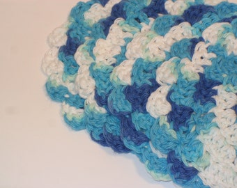 Handmade Crochet Cotton Coasters Set of 4, Hostess Gift, Crochet Housewares