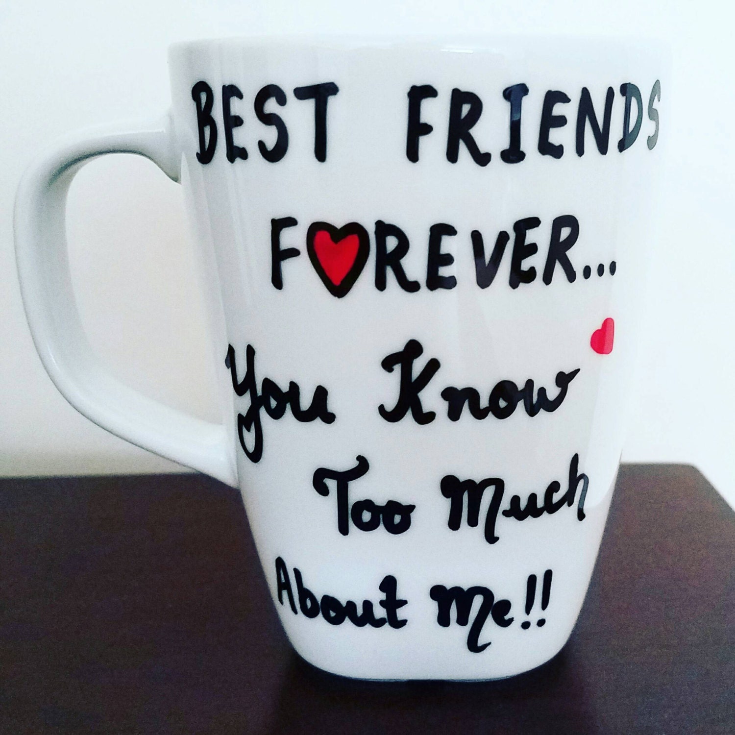 Best Friends Forever Coffee Mug Funny Gift For Friend BFF