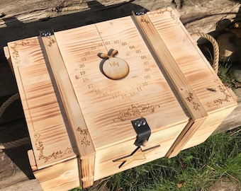 Advent box personalized with Advent calendar / Christmas box / memory box with engraving / Advent gift / Christmas gift