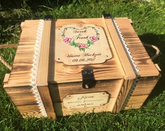 Boîte de mariage Vintage / Cadeau de mariage