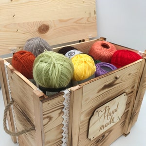 Large XXL Storage Box With Lid - Wooden Memory Box - Storage Box ...