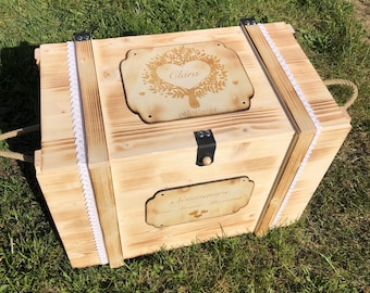 Large baby memory box personalized XXL / memory box for birth / baby memory box birth / memory box personalized