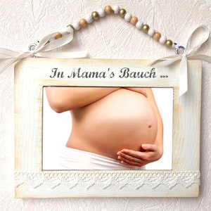 Ultraschallrahmen Vintage &quot;In Mama&#39;s Bauch&quot;